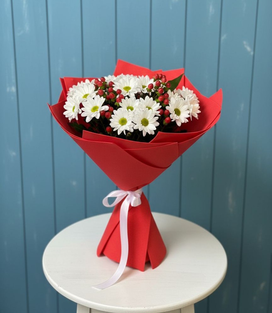 Букет цветов из: Хризантемы в Южном Краснодарского края