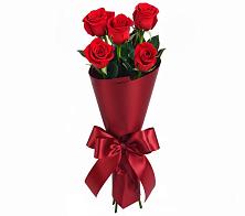 Букет 5 Красных роз Эдлесс Лав в Южном Краснодарского края