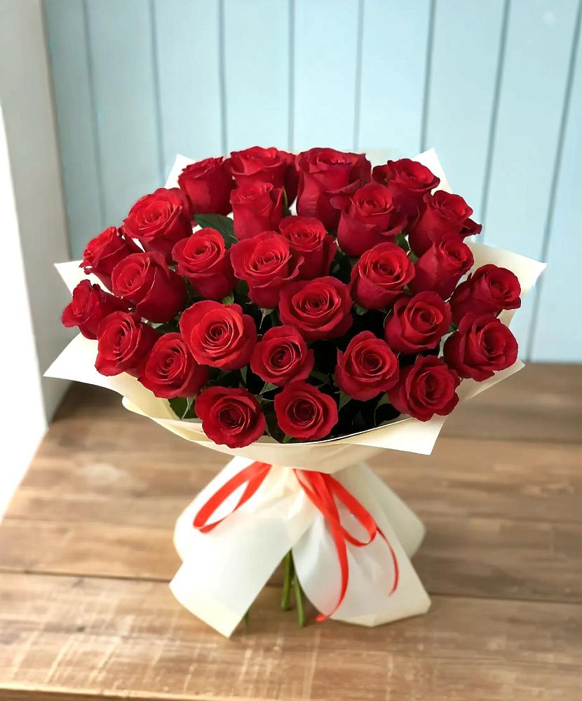 Букет 29 Красных роз в Южном Краснодарского края