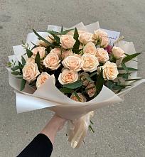 Букет Кремовые розы Латте в Южном Краснодарского края