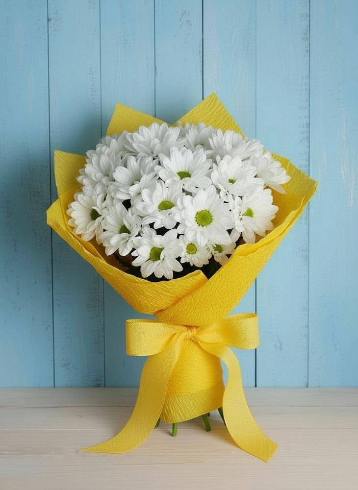 Букет цветов из: Хризантемы в Южном Краснодарского края