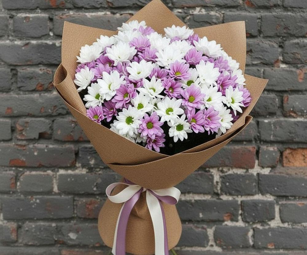 Букет цветов из: Хризантемы в Южном Краснодарского края