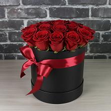 Цветочная композиция из Розы в шляпной коробке в Южном Краснодарского края