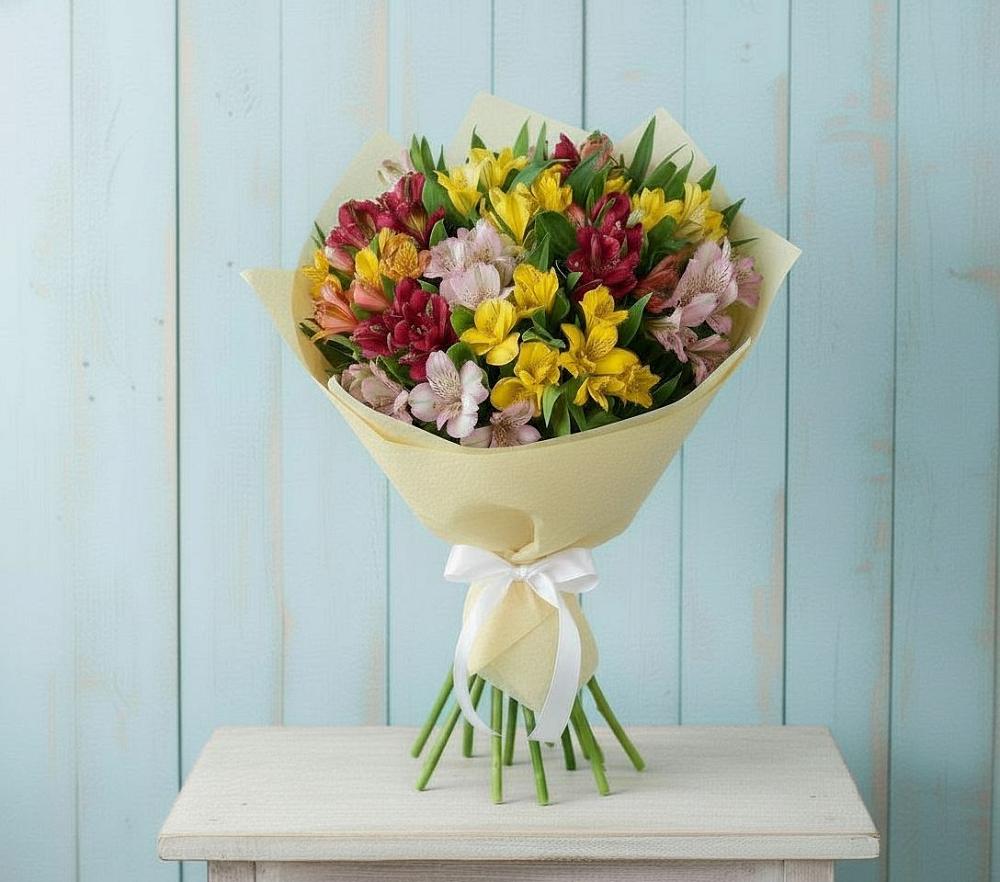 Букет цветов из: Альстромерии в Южном Краснодарского края