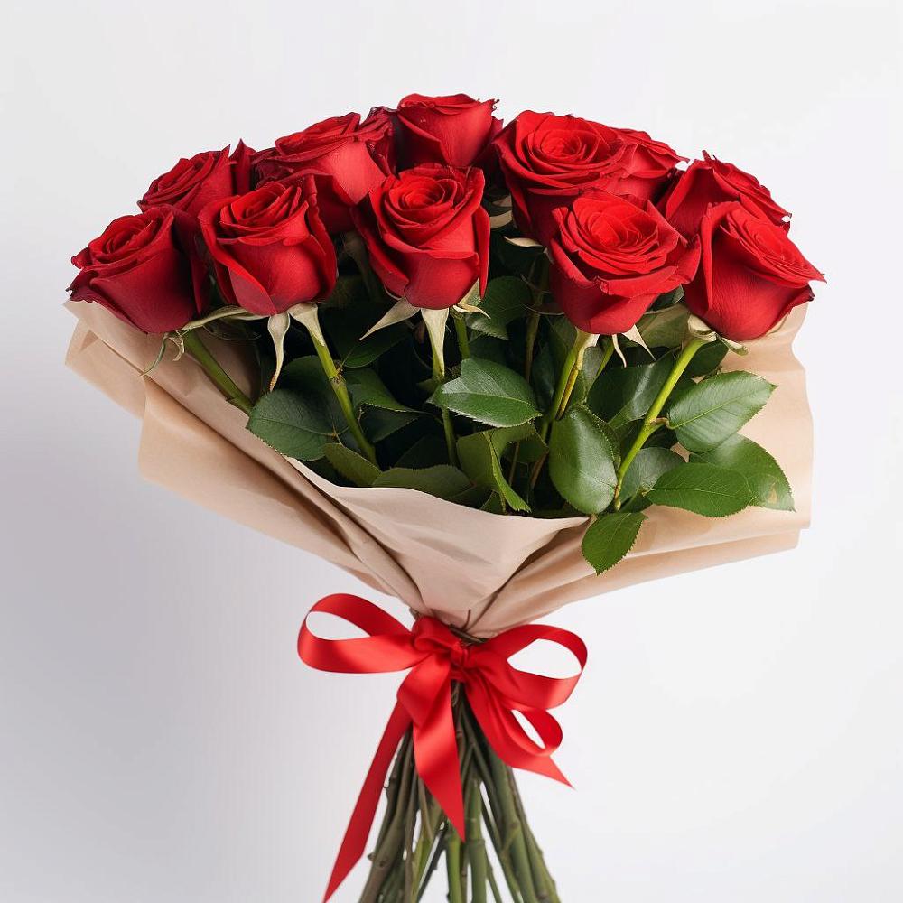Букет 11 Красных роз Эдлесс Лав в Южном Краснодарского края