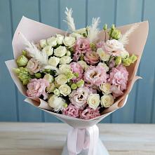 Букет цветов из:  Альстромерии и Розы в Южном Краснодарского края